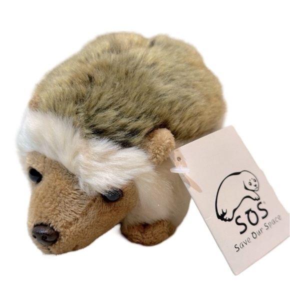 SOS Other - Vintage SOS Hedgehog 2003 Save‎ Our Space Stuffed Animal Plush